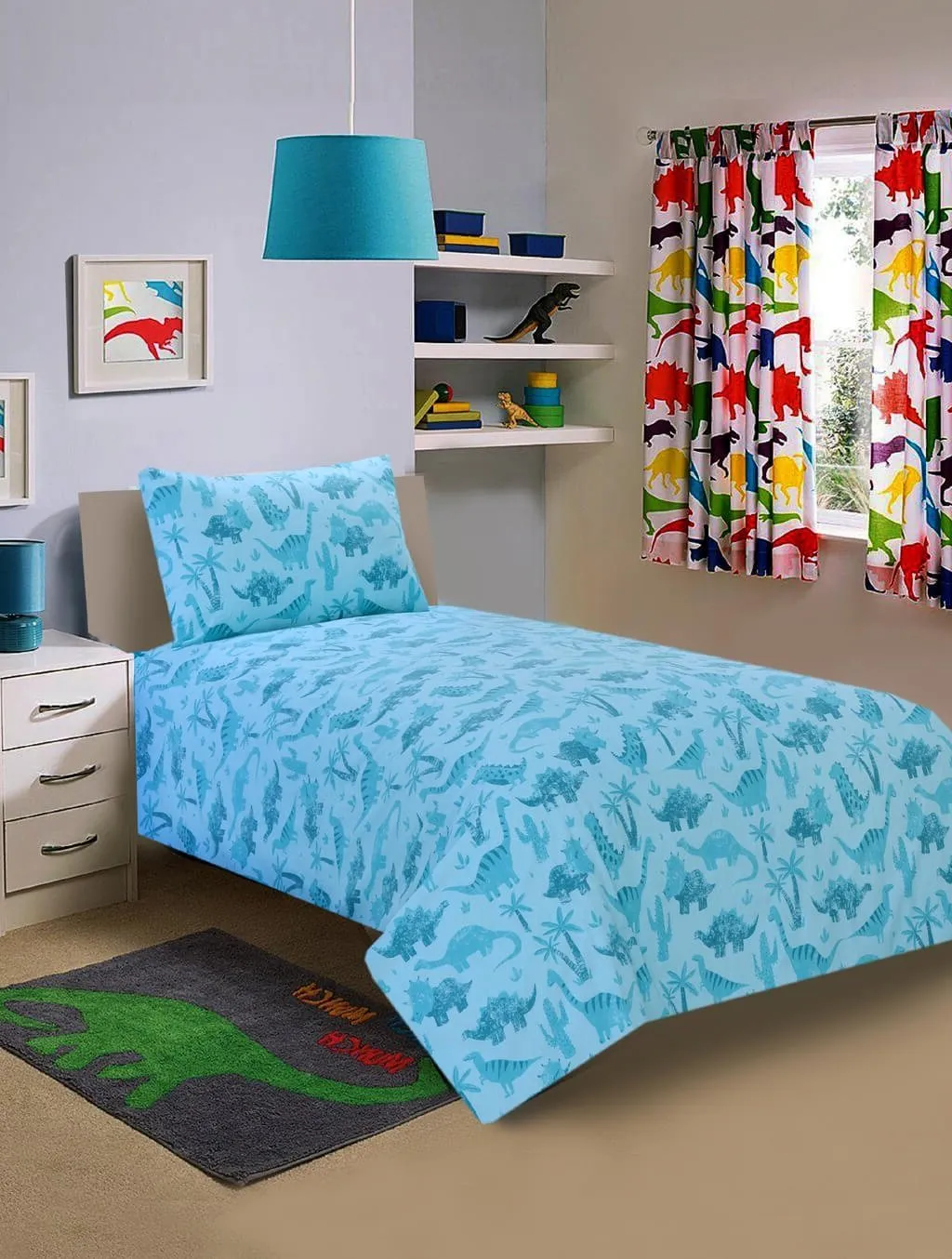 BED SHEET DINO LAND