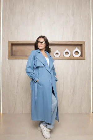 Classic Trench Coat - LIGHT JEANS