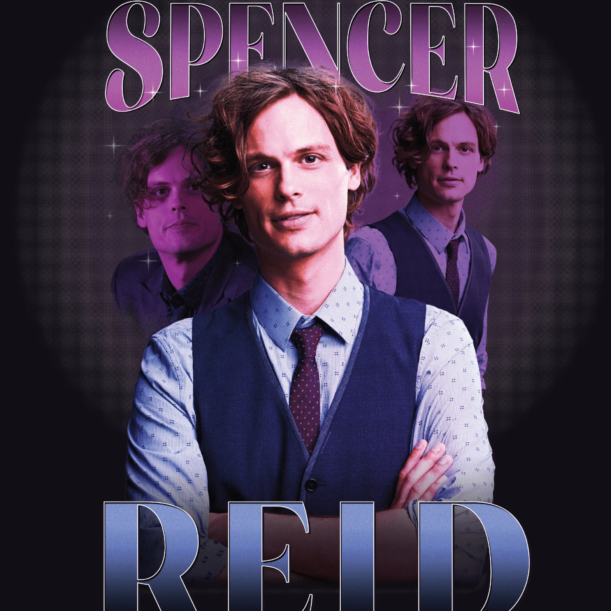 Criminal Minds Spencer Reid Heart Throb Sherpa Blanket