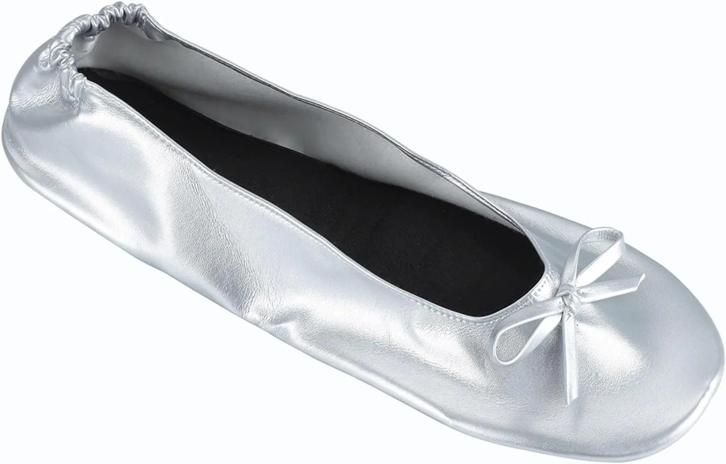 Foldable Ballet Flats for Women Lightweight Slip On Dress Shoes Womens Soft Leather Lightweight Flat Shoes