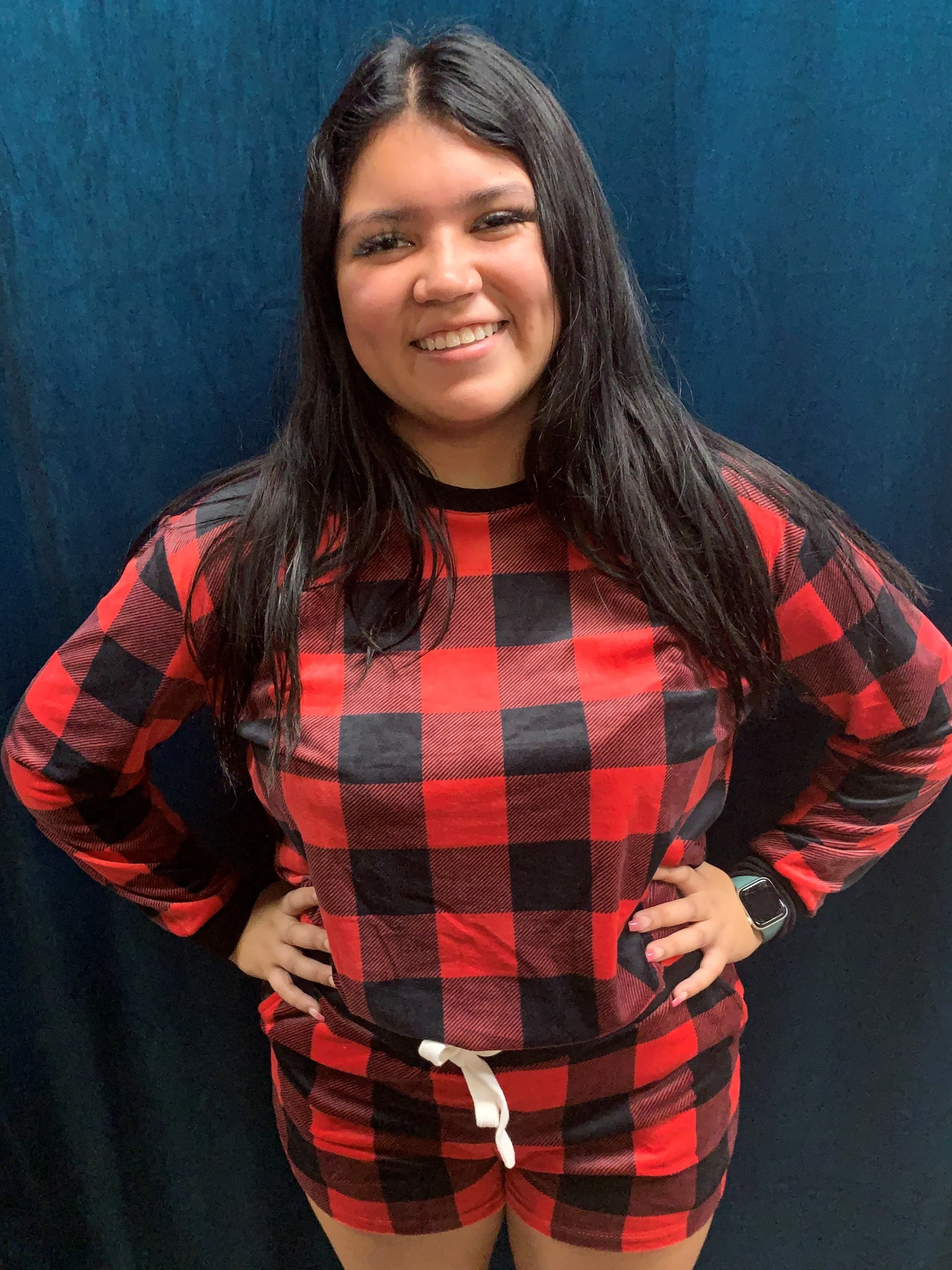 Latte Love Buffalo Plaid Sweatshirt