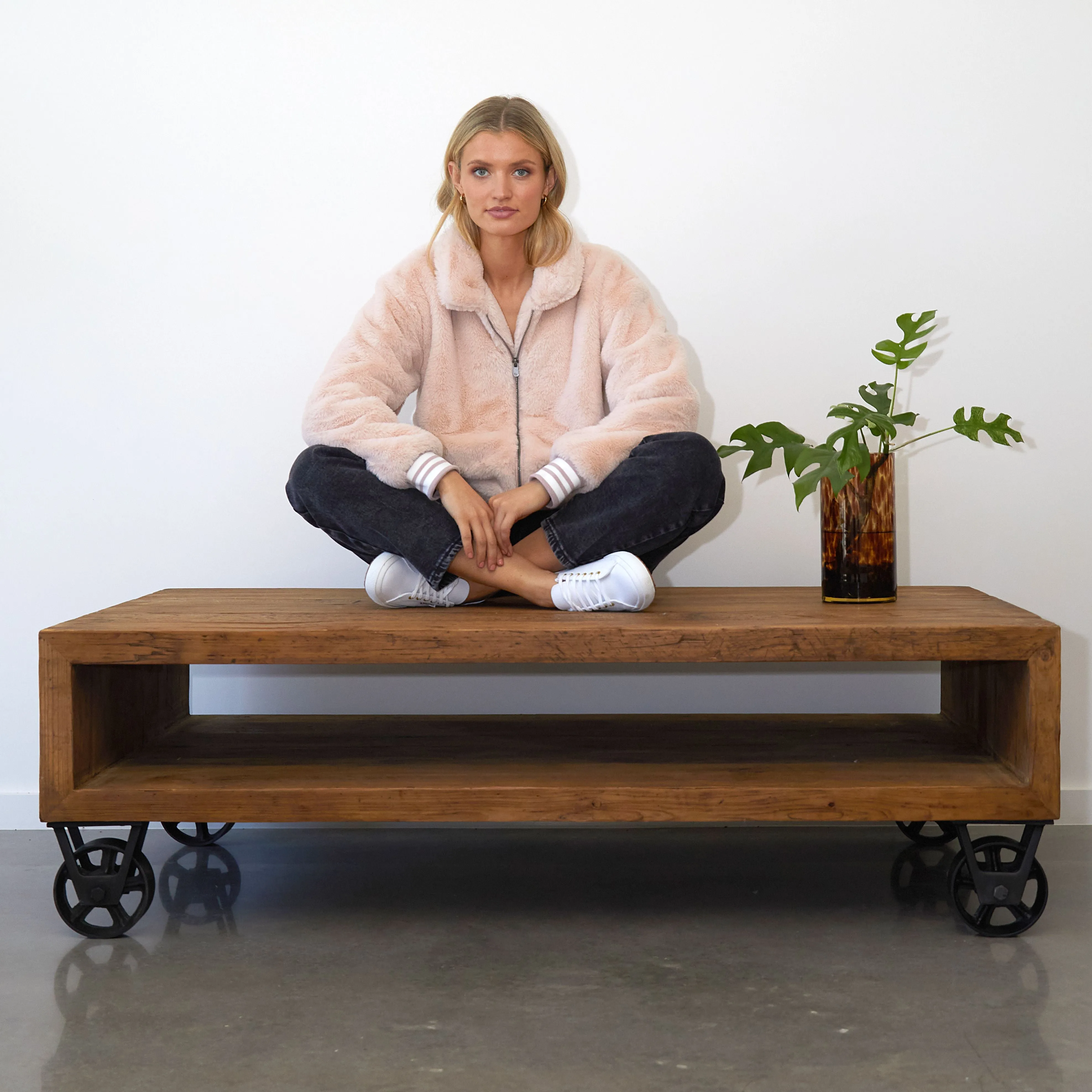 Nora Bomber Jacket - Soft Pink