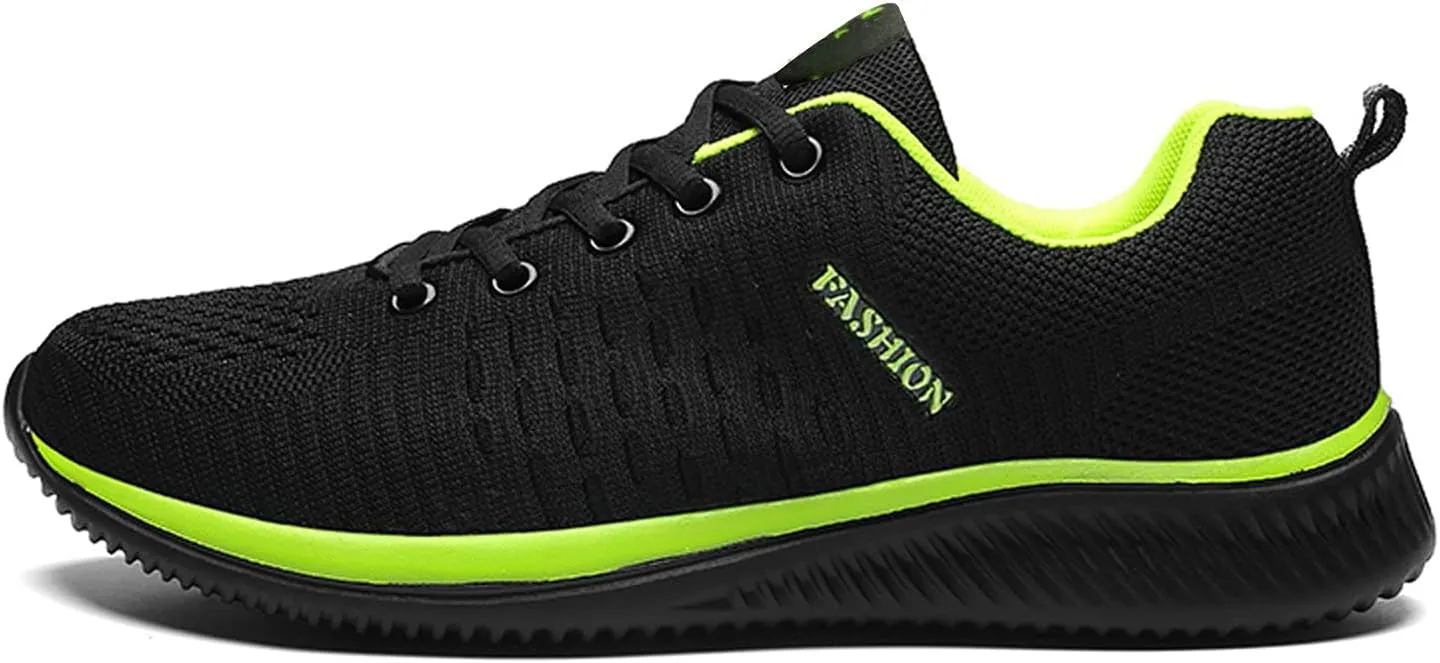 Women's Lace Up Road Running Shoes Wide Athletic Tennis Mens Casual Shoes Lightweight Women's Casual Shoes Black Sneakers Slip On Tennis Shoe Cross Trainer Shoe