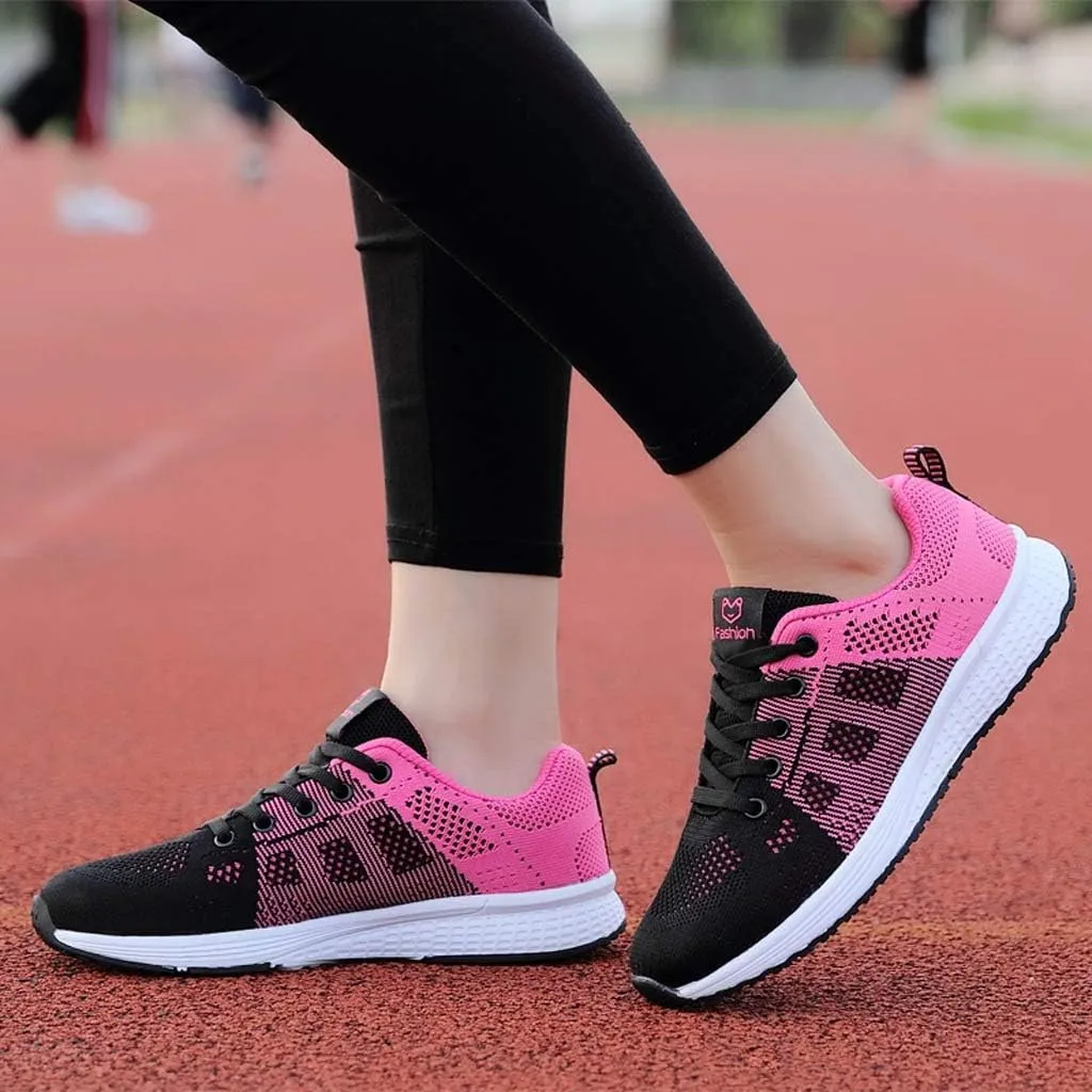 Women's Sneakers Athletic Sport Running Shoes Lace Up Mens Casual Shoes Slip On Men's Shoes Casual Black Platform Sneaker Tennis Shoe Cross Trainer Shoe