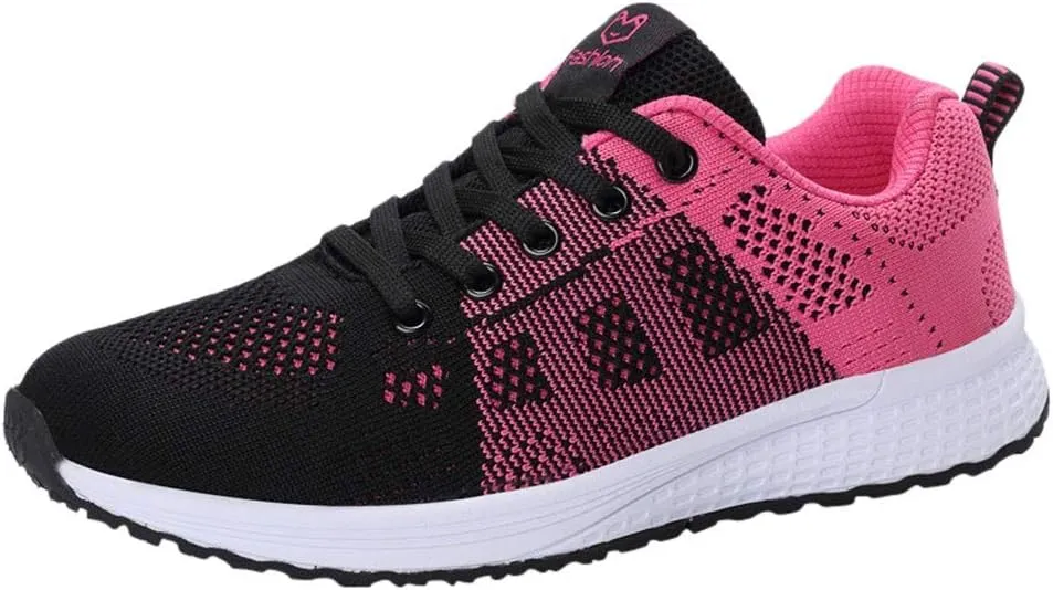 Women's Sneakers Athletic Sport Running Shoes Lace Up Mens Casual Shoes Slip On Men's Shoes Casual Black Platform Sneaker Tennis Shoe Cross Trainer Shoe