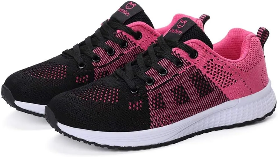 Women's Sneakers Athletic Sport Running Shoes Lace Up Mens Casual Shoes Slip On Men's Shoes Casual Black Platform Sneaker Tennis Shoe Cross Trainer Shoe